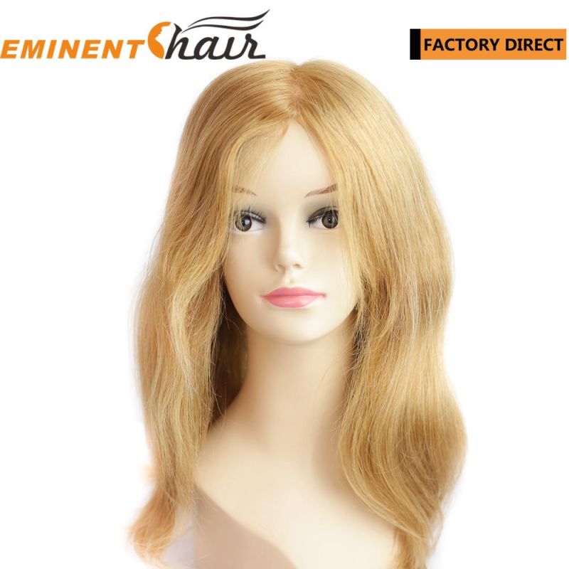 European Hair Lace with PU Edge Women′s Wig