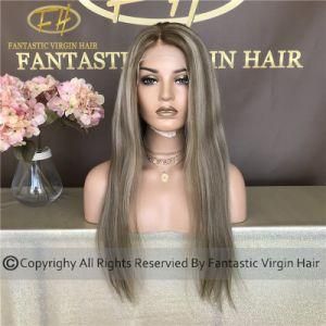 Top Quality Chinese Virgin/Remy Human Hair Full/Frontal Lace Wig with No Shedding