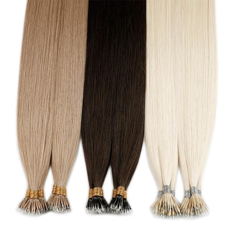 Customised Nano Ring Hair Extension, High Quality Human Hair Handmade Nano Tip Hair Extensions.