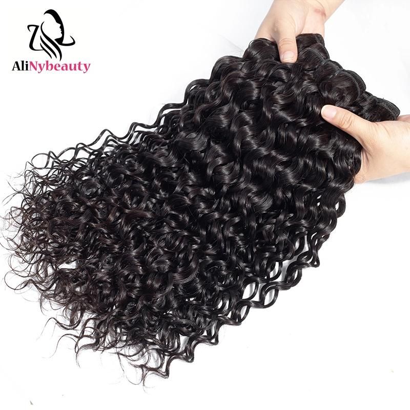 Human Hair Italy Curly Full Lace Wig in Stock