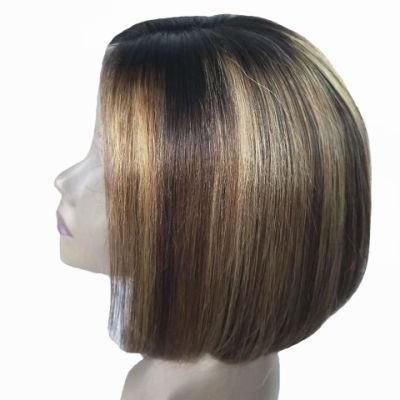 Straight Bob Wig 13X4 Lace Front Human Hair Wigs for Womanbob Color Lace Wigs Ombre Bob Wig