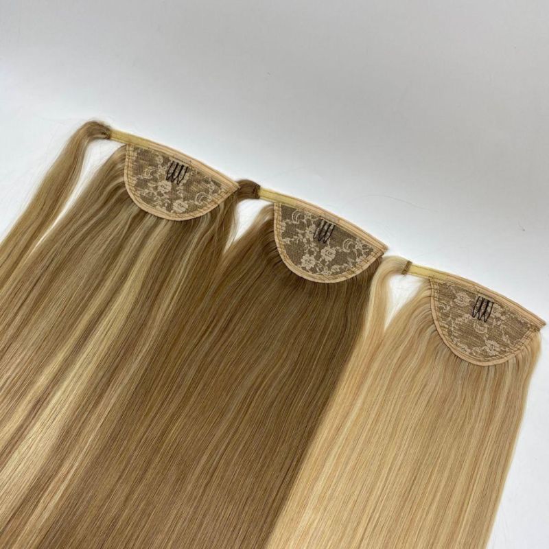 100% European Style Ponytail Hair Extension Direct From Factory