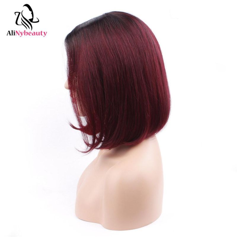 Factory Price Brazilian Human Hair Lace Front Wig Bob Wig