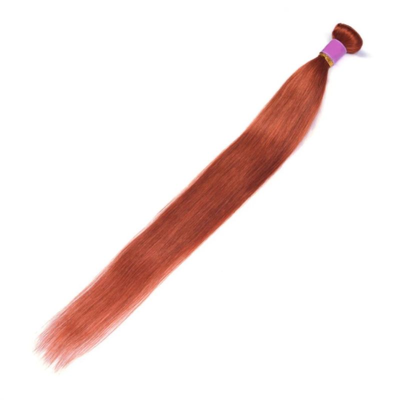 Red/Blue/Grey/Orange/613 Blonde Color Peruvian Straight Remy Hair Extensions Human Hair Bundles 10-30 Inches