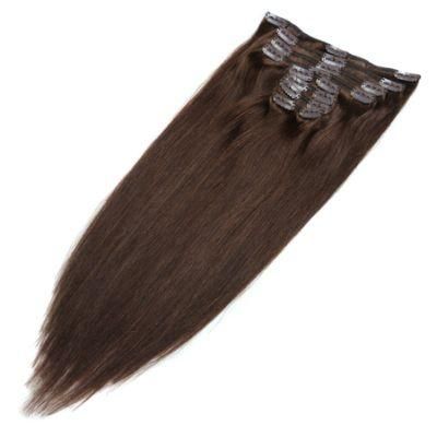 Europe Aliexpress 100% Indian Virgin Clip in Hair Extension, Natural Raw Virgin Indian Hair Wholesale