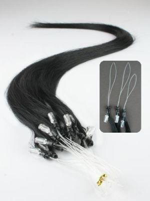 Micro Ring Hair Extensions Remy Human Hair Extensions 1g/Strand Silky Straight Micro Ring Loop Hair Extensions (AV-RH00-1)