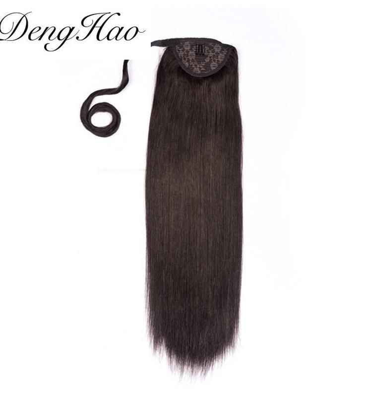 Factory Price 100% Remy Human Hair Ponytail Extension