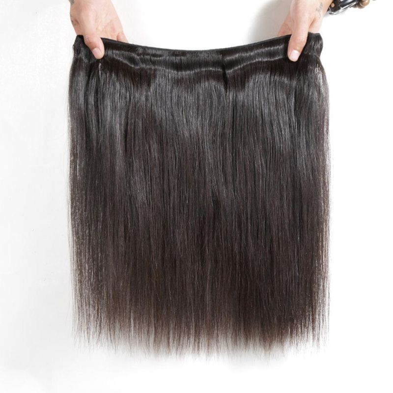 Brazilian Straight Hair Bundles 100% Natural Human Hair Bundles Double Wefts Thick Remy Hair 40 Inches