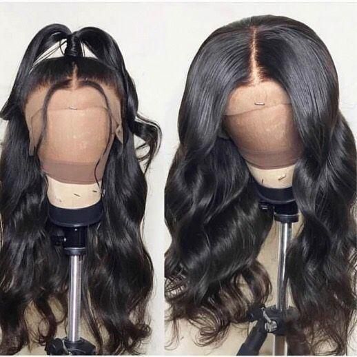 Sunlight Human Swiss Front Water Wave Frontal Lace Wig