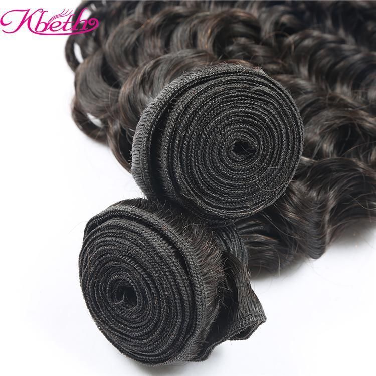 Kbeth Human Hair Bundles for Black Girls 2021 Fashion 100% Virgin Brazilian 30 Inch Deep Wave Unprocessed Remy Bundles with Clousres