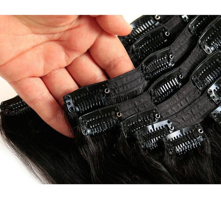 Unprocessed Virgin Remy 100 Human Hair, Hair Clip, Clip in Hair Extensions for Black Women