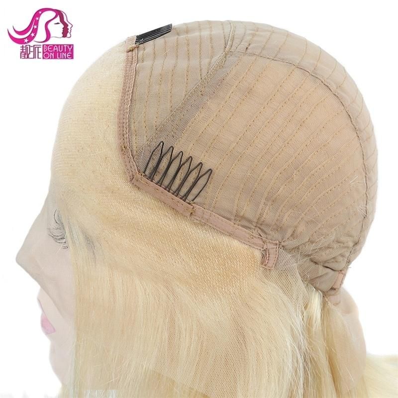 613 Lace Wig Blonde Human Hair Lace Wig Straight Cuticle Aligned Hair Vendors Full Lace Wigs
