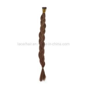 100% Natural Remy Virgin Brazilian Keratin I Tip Human Hair Extension