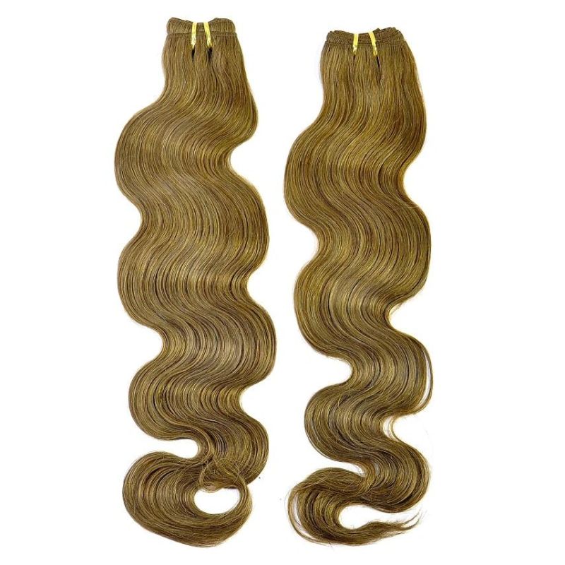 Color #6 Body Wave Human Remy Hair Weft