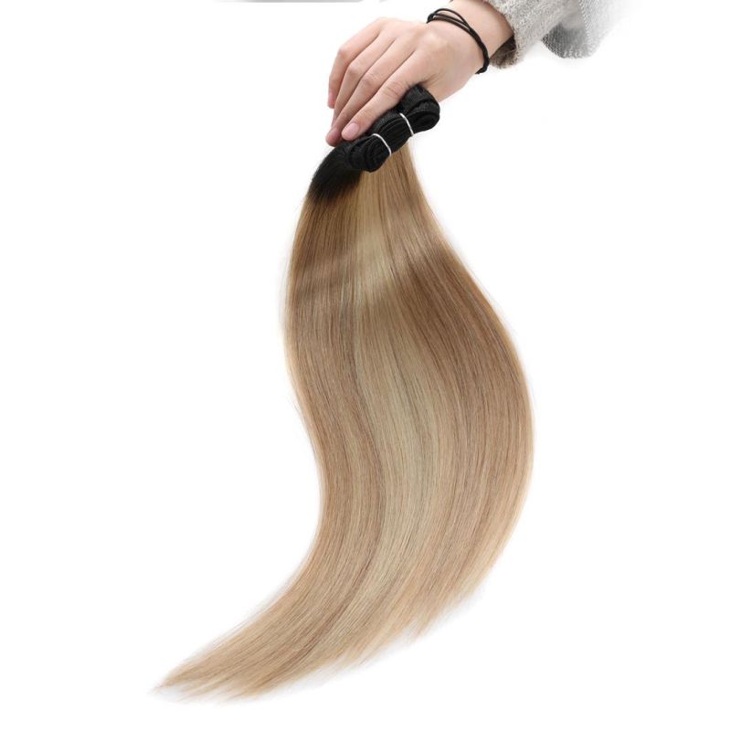 Unprocessed Brazilian Straight Wholesale 24inch Ombre Human Hair Extensions Weave Bundles