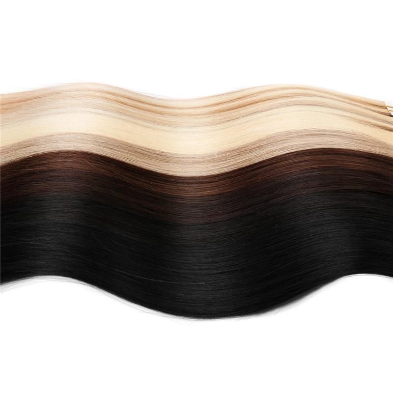 100% Virgin Remy European Tape Hair Extension, Wholesale Invisible Double Drawn Remy Tape in Human Hair Extension