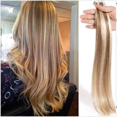 Tape Hair Extension Indian Hair Deep Wave Human Hair