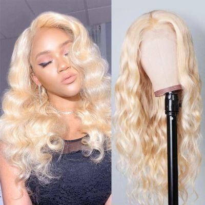 Blonde Body Wave Wigs Brazilian 613 Body Wave Lace Front Human Hair Wigs for Black Women 20 Inches