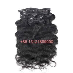 Body Wave Brazilian Virgin Hair 7 Pieces/Set Clip in Human Hair Extensions
