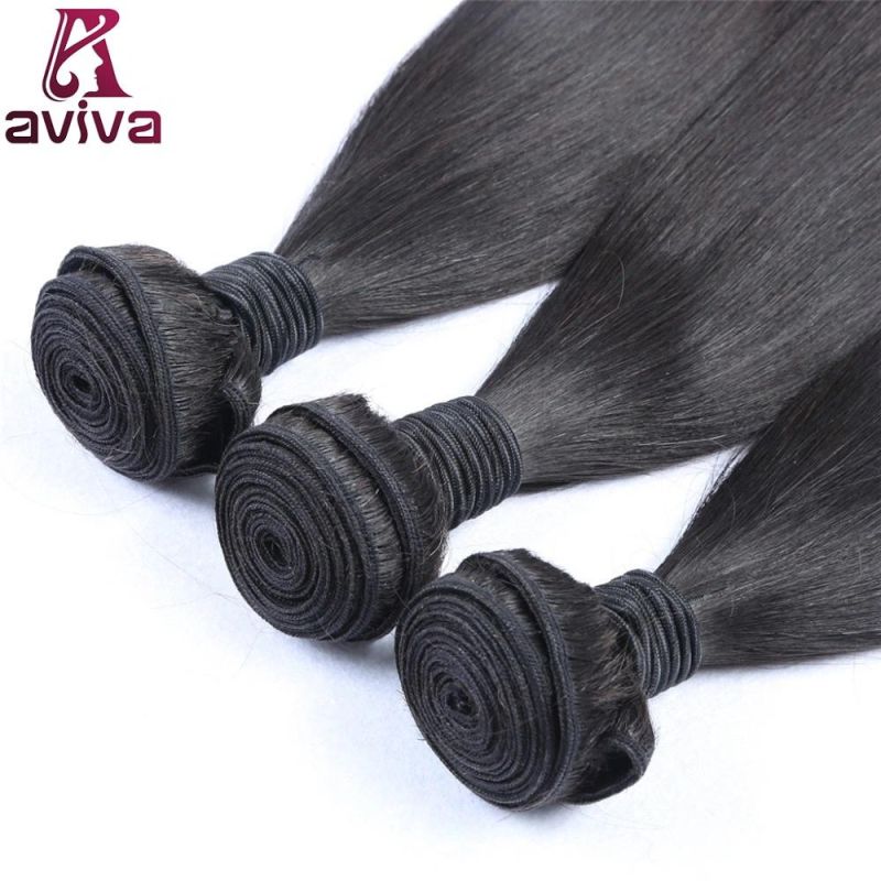 100% Human Hair Extensions Brazilian Virgin Hair Straight