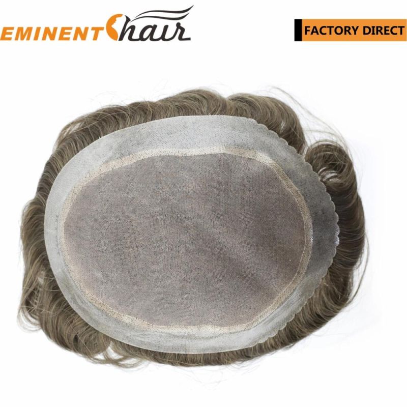 Custom Human Hair Mono Toupee