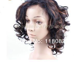 Synthetic Lace Front Wig Highlights 1b/30 Wavy
