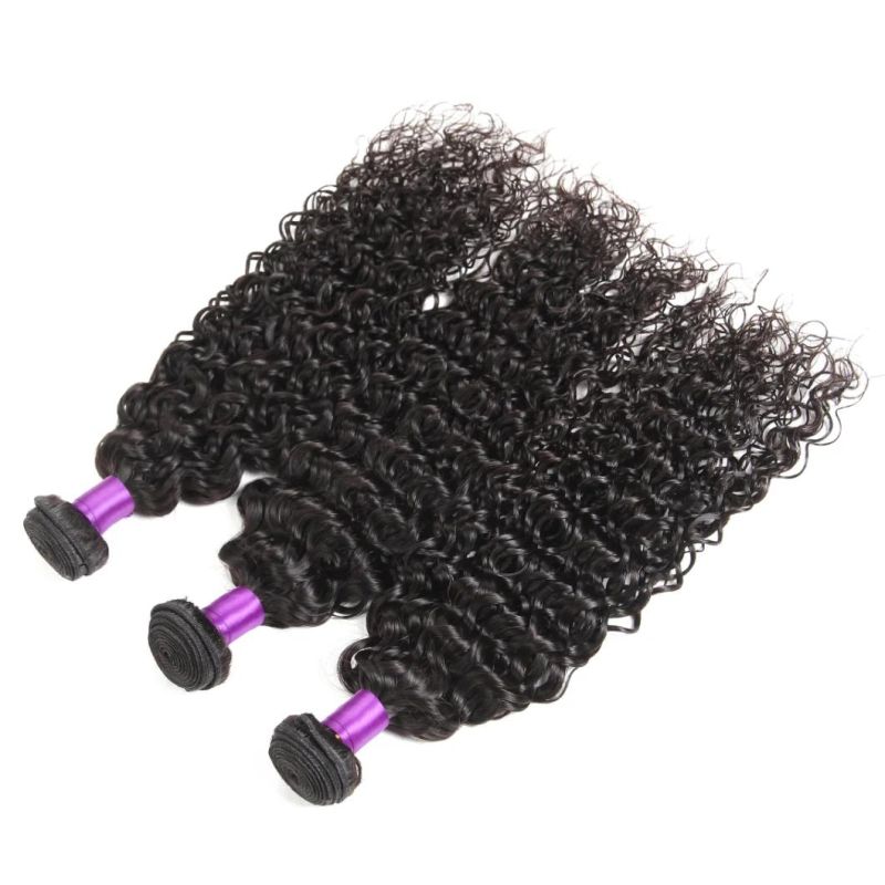 Kbeth Kinky Curly Hair Extension for Black Women Boy Friend Gift 100% Human Hair China Factory Ear to Ear Human Hair Extension with 13*4 Lace Closure