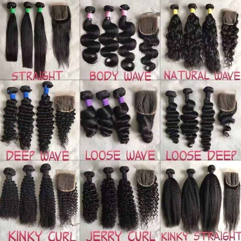 Wholesale 100% Brazilian Virgin Human Hair Wigs with Lace Closure Frontal Wigs