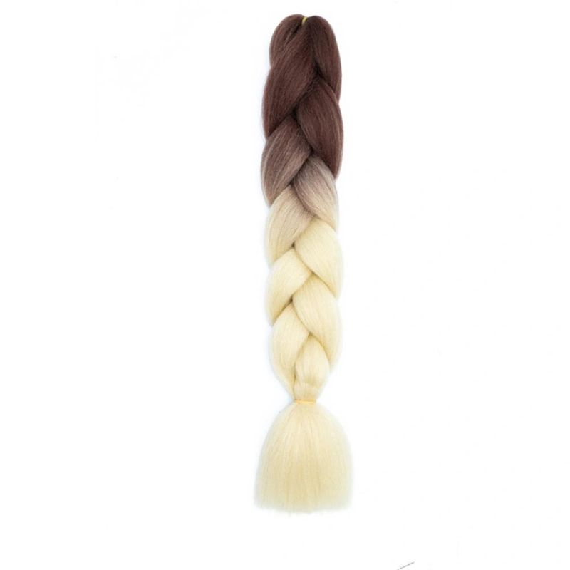 Wholesale Premium Fiber Hair Extensions Ombre Expression Jumbo Braids Bulk Braiding Hair