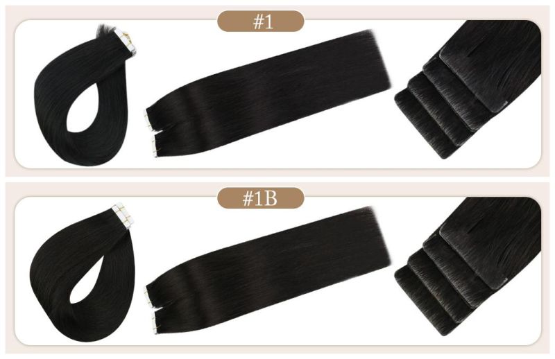Tape in Human Hair Extensions Skin Weft Tape Hair Extensions