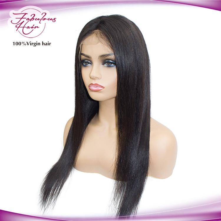 Brazilian Straight Human Hair Lace Front Wigs for Black Women