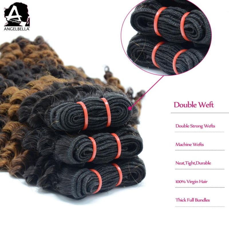 Angelbella New Arrived Hair Weaving Deep Curl Remy Virgin Human Hair Bundles