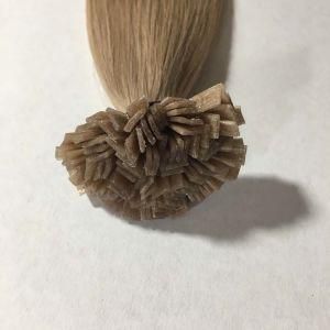 63# Pre-Bonded Keratin Flat Nail Tip Brazilian Virgin Remy Human Hair Extensions