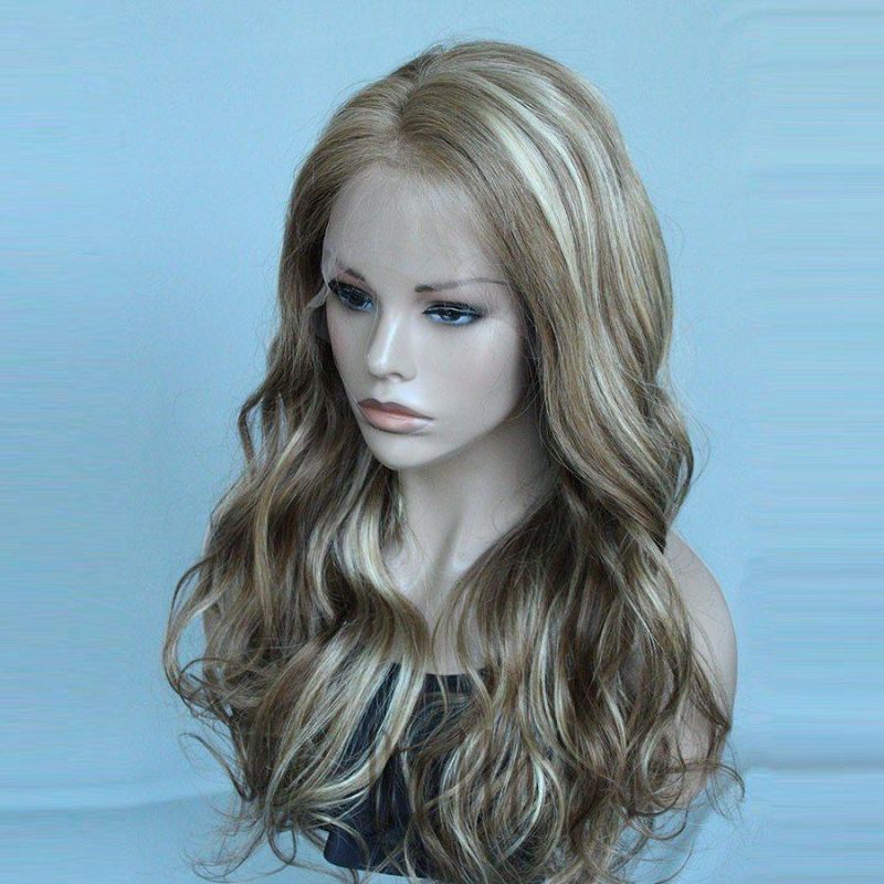 Belle 100% Handtied Luxury Lace Front Wig Use Human Hair