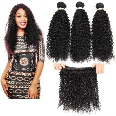 Kbeth Best Quality 3b 3c Kinky Curly Bundles Unprocessed Virgin Peruvian Clip in Extensions 100% Human Hair Half in Stock