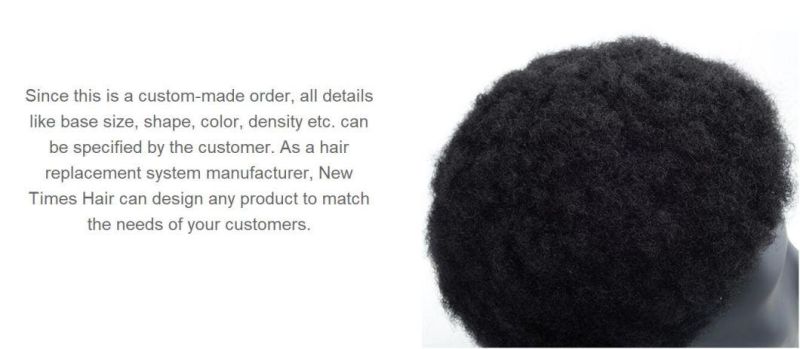 Men′s Medium Density Afro Cap - High Quality Wig