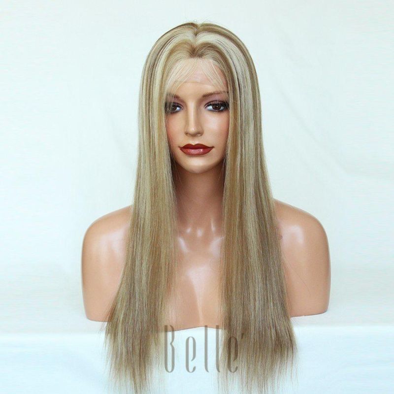 100% Virgin Hair Human Hair Full Lace Wig for Women