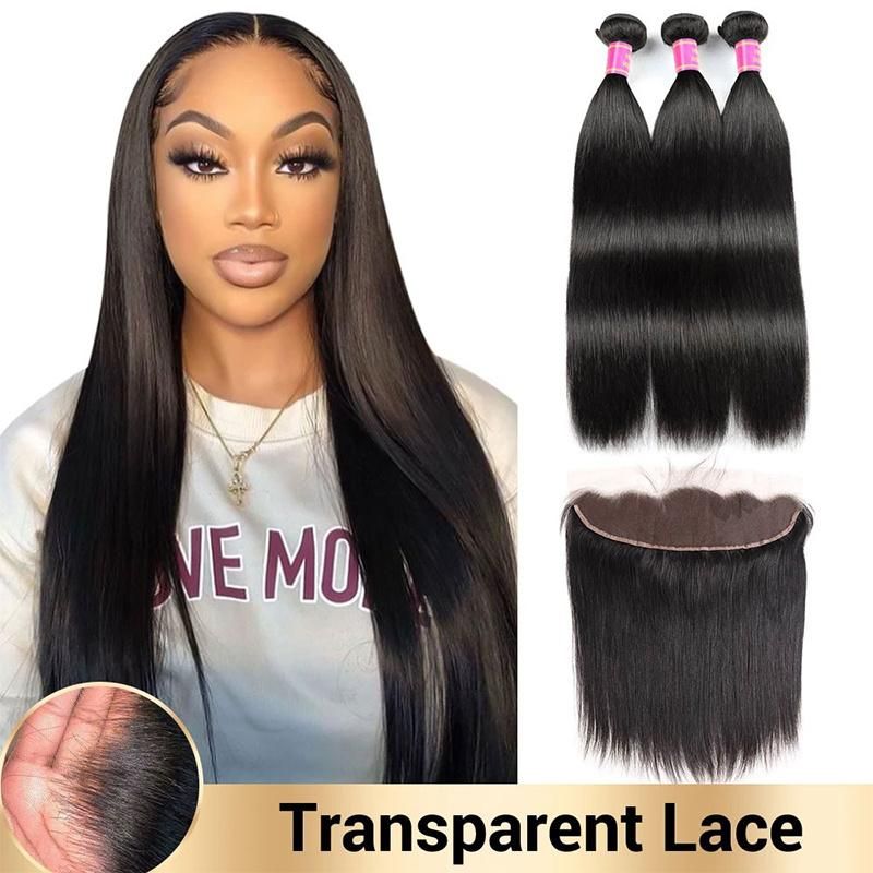 High Quality Double Weft Human Hair Extensions Natural Loose Hair Weave Raw Hair Bundles