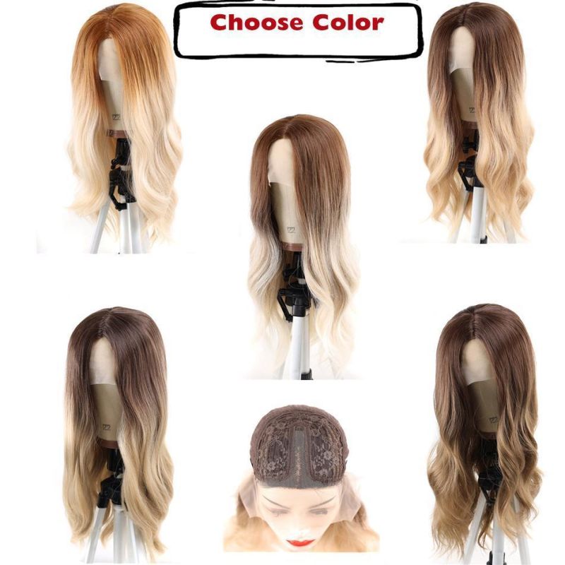 Top Quality Synthetic Hair T Lace Front Wigs Soft Natural