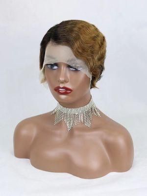 Natural Bone Straight Brazilian Human Hair Lace Front Wig Remy HD Lace Wigs