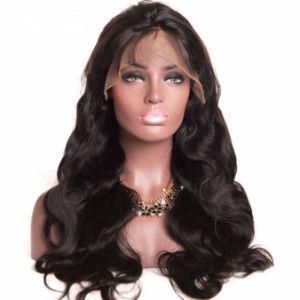 100% Virgin Human Hair Brazilian Hair Body Wave Front Lace Wig Full Lace Wig