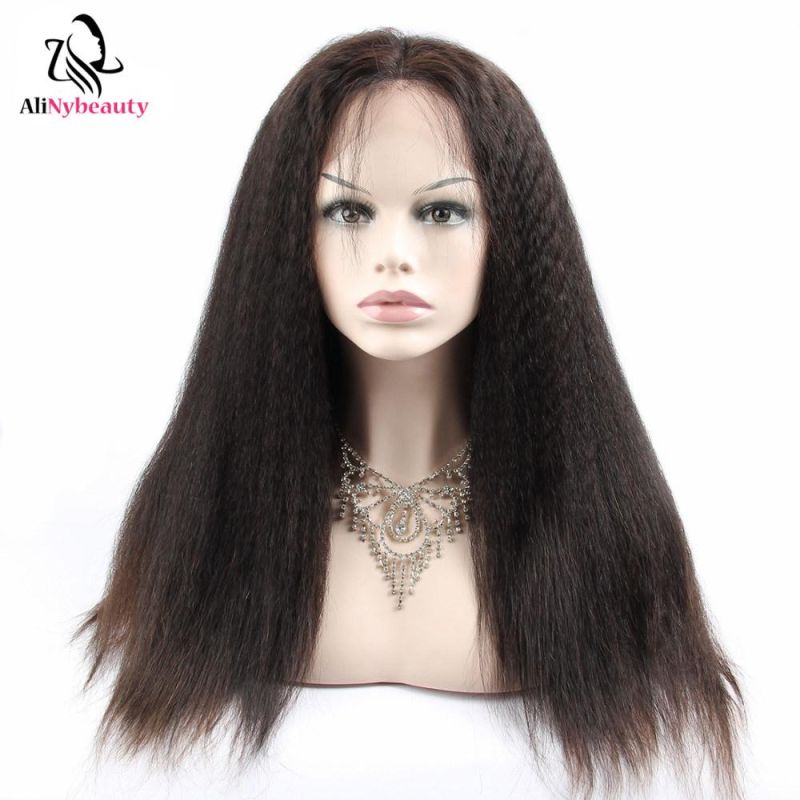 Factory Supply 100% Brazilian Human Hair Full Lace Wig