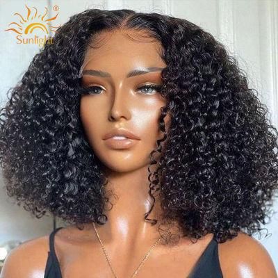 Sunlight Curly Transparent Lace Front Wig