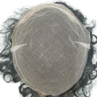 French Lace with Perfect Bleaching Front Natural Man Toupee