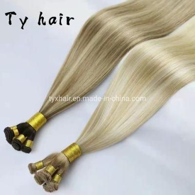 9% off Discount Seamless Length Professional Cuticle Remy Human Thinnest Hair Hand Tied Weft Extension to UK