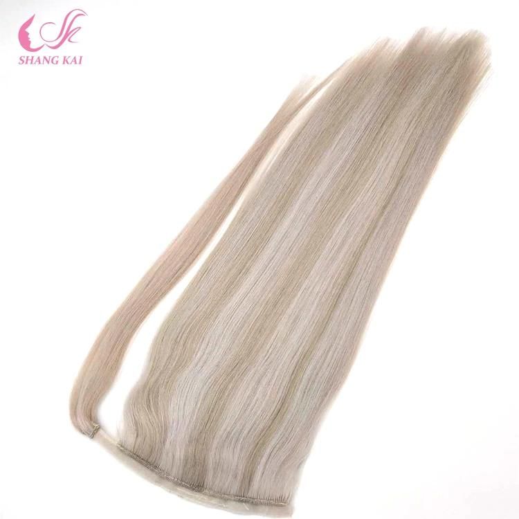 Wholesale Price Double Drawn Ponytail Hair Extension