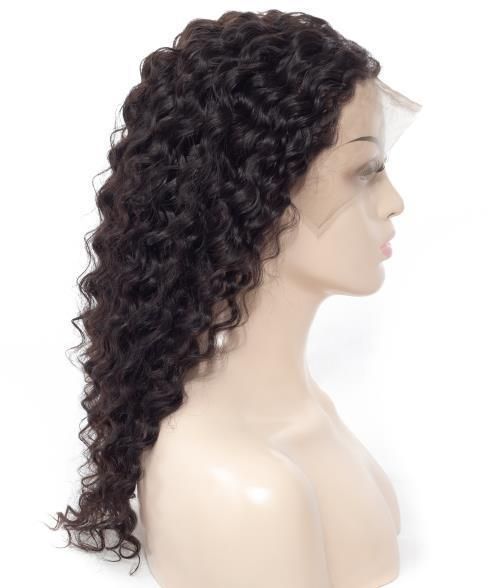 Brazilian Remy Hair Deep Wave Human Hair Lace Front Wigs