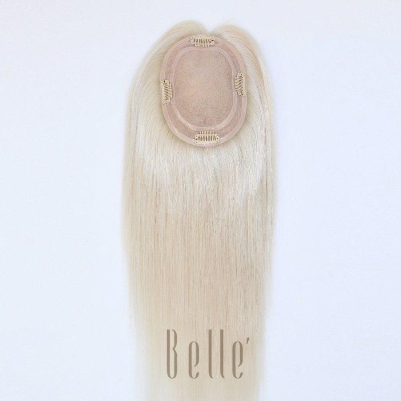 Belle Human Virgin Hair 100% Top Quality Mono Topper