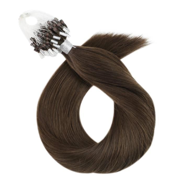 Micro Loop Hair Extensions Human Hair Micro Bead Micro Links