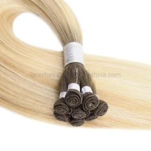 Wholesale Handtied Weave Hair Double Drawn Virgin Cuticle Aligned Hair Extension